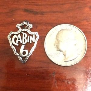 James Avery Arrow Head Cabin 6 Pendant